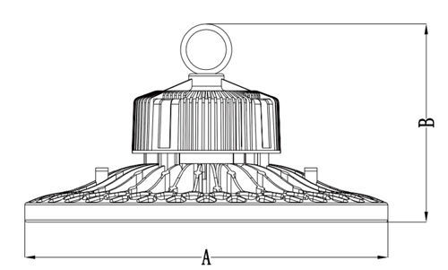 Exihibitionsのための保証5年ののIP65 Meanwellの運転者をつける産業UFO高い湾LED