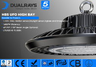 Dualrays UFO LED高い湾ライト50/60Hzダイスはスーパーマーケットのための鋳造アルミ140LPWを