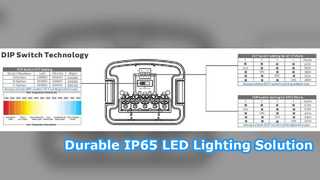 Dualrays D5 LED トライプルーフ ライト IP65 エネルギー効率