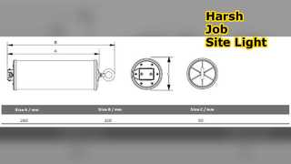 過酷な作業に耐えるタフな15W LEDワークライト