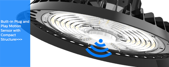 HB4 UFO LED Zigbeeモーションセンサーの緊急の日光Sensoを薄暗くしている無線制御1-10V DALIが付いている高い湾ランプ