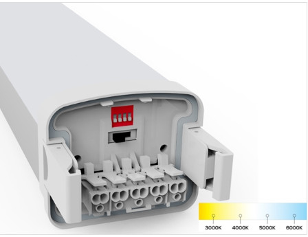企業50W LEDの保証5年のと薄暗くなる三証拠ライト160LPW LED 0-10V