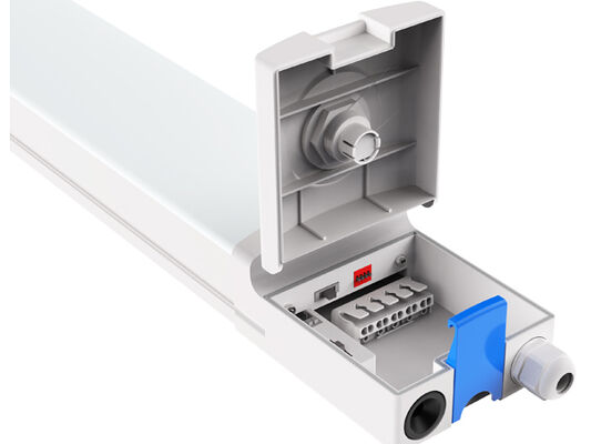 LEDクイックインストール設計の防湿ランプ 最大160 LPW、倉庫および照明用のモーションセンサー緊急対応