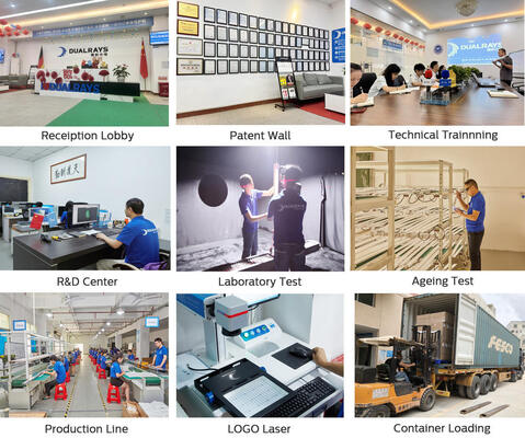 DUALRAYS ヨーロッパ倉庫 LED 防湿ライトおよび LED ハイベイは、オランダから 3 営業日以内に直接出荷され、現地のアフターサービスを提供します