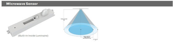 バルクヘッド LED ポーチ ライト 8W、3CCT および電源切り替え可能