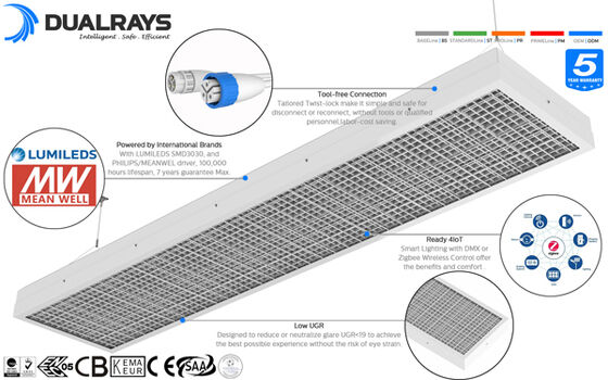 100W LEDの運動場のフットボールの公共の地上の表示のためのProcessional光学設計