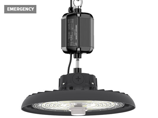 HB3 DIP 切り替え可能電源および 3CCT UFO LED ハイベイ ライト 190LPW ヨーロッパ倉庫在庫 30W@3 時間の緊急機能付き (オプション)