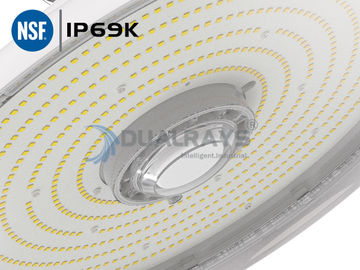 食品工業NSF IP69K IK10 UFO高い湾ライト鐘の容易できれいな塵の証拠