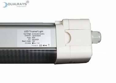 Dualrays D5シリーズ4ft 40W IP65 IK10倉庫および研修会のための照明設備LEDの三証拠ライト
