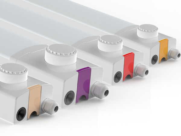 D4 LED 防湿ランプ、DIPスイッチ切替可能な電力、3CCTループイン・アウトワイヤー、3*1.5/2.5mm2または5*1.5/2.5mm2ケーブル貫通