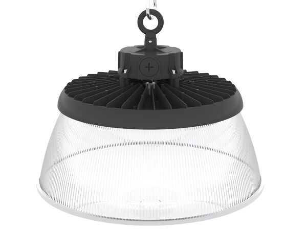 HB3 DIP 切り替え可能な電源および 3CCT UFO LED 高ベイ照明 (取り付け高さ 5 ～ 15 メートル)