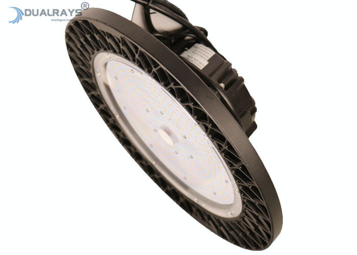 反腐食UFO LED高い湾ライト100W IP65低いまぶしさの適用