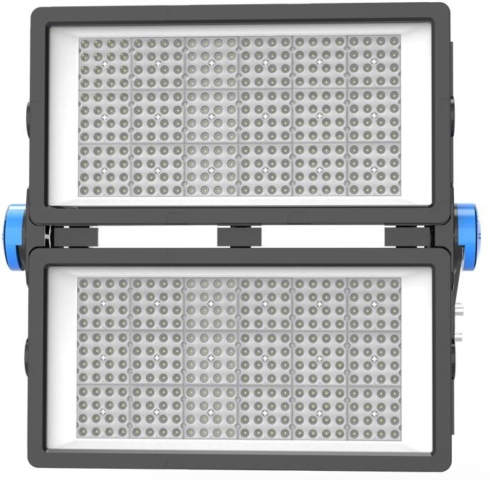 SMD5050 LEDsの競技場ライトとの1500W高い発電LEDのフットボールのフラッドライトの黒い色