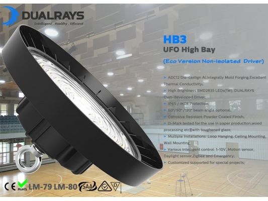 よい熱放散UFO高い湾ライト鐘100W 140LPW IP65寿命50000時間の